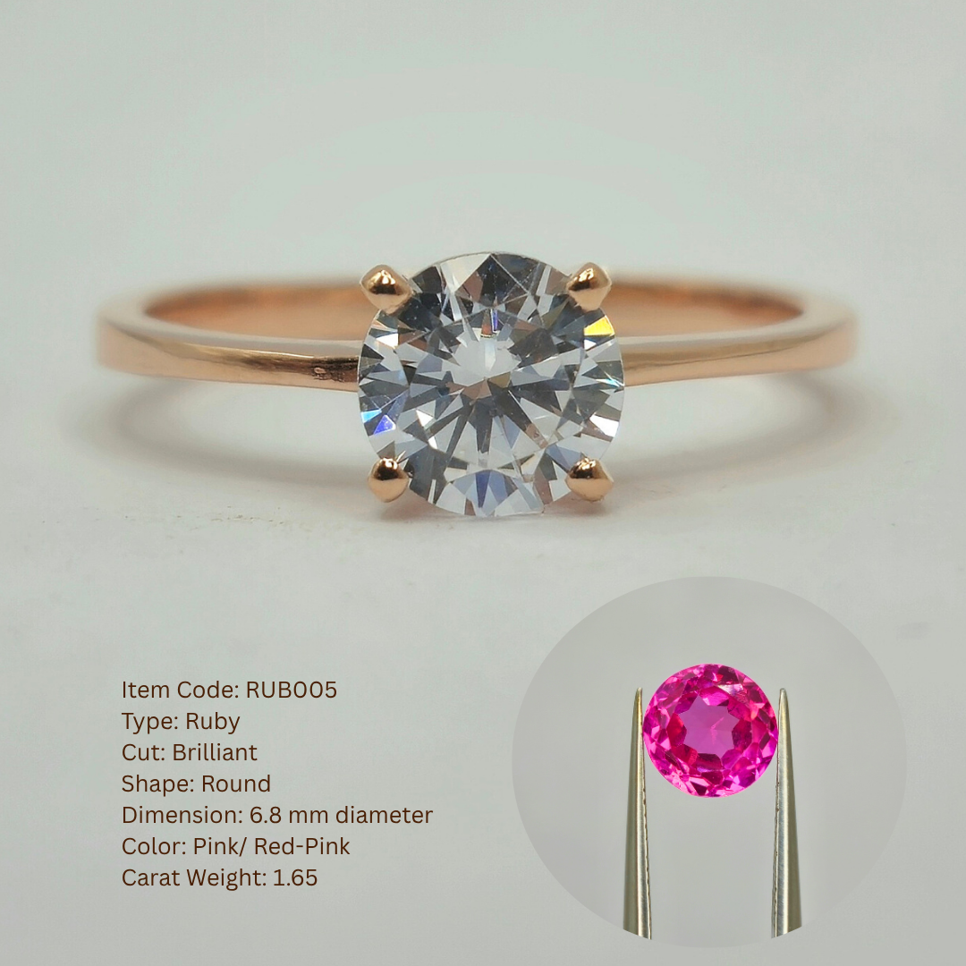 14K 4-Pronged Ruby Ring