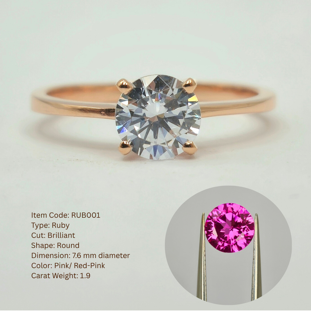 14K 4-Pronged Ruby Ring