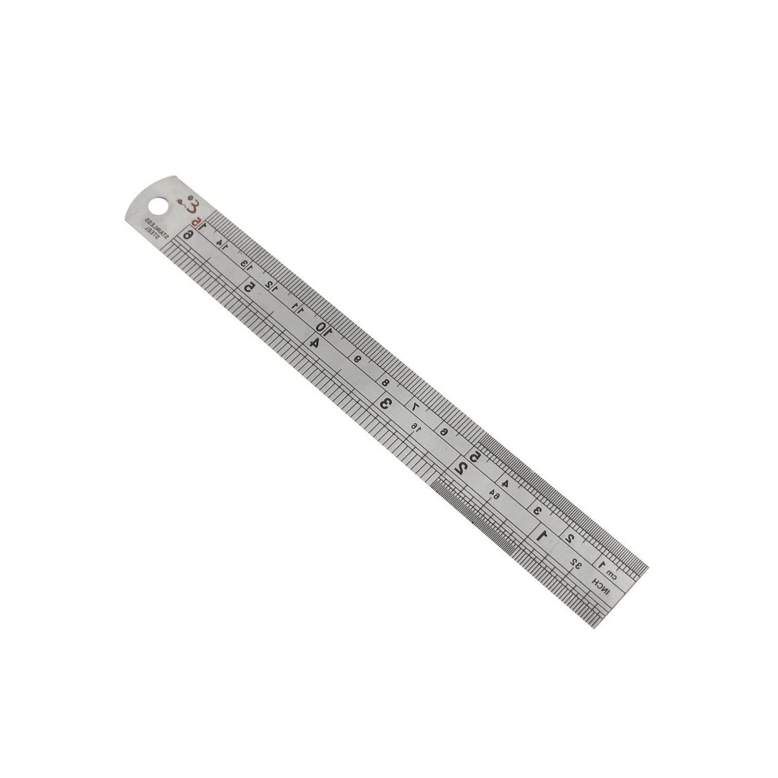 Jeweler's Steel Ruler : 6 Inches or 150mm
