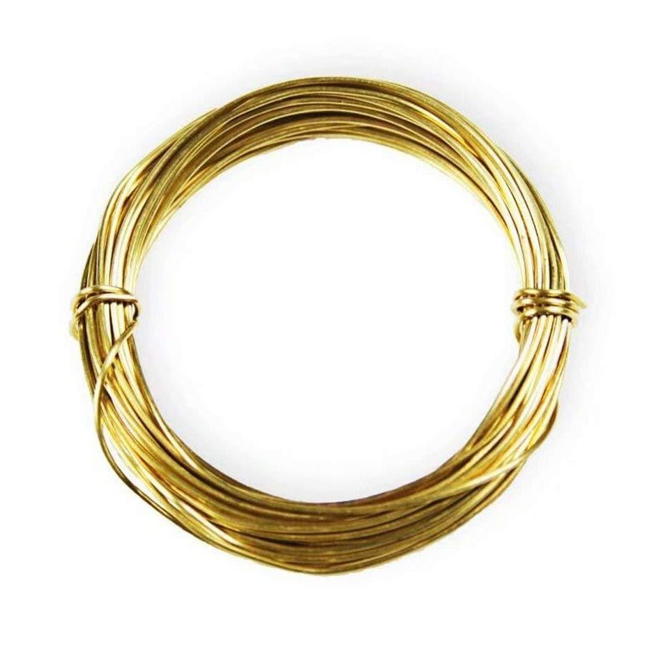 Brass Wire: 0.9mm Diameter  Metals & Gems Jewelry Studio