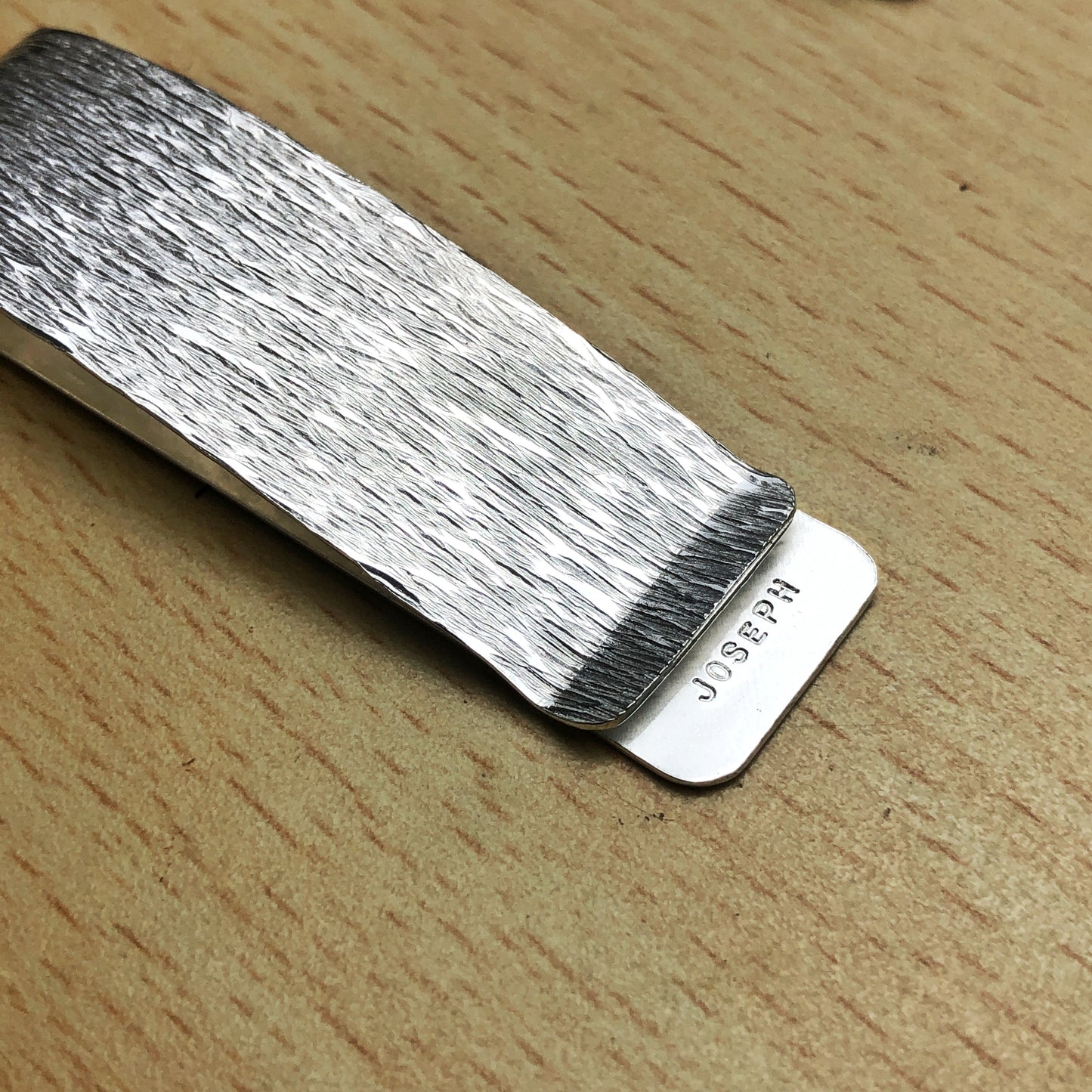 Everyday Workshop - Patterned Silver Money Clip