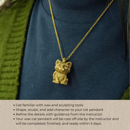 Intro To Sculpting - Cat Pendant Workshop
