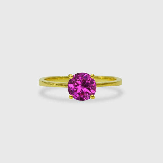 14K 4-Pronged Ruby Ring