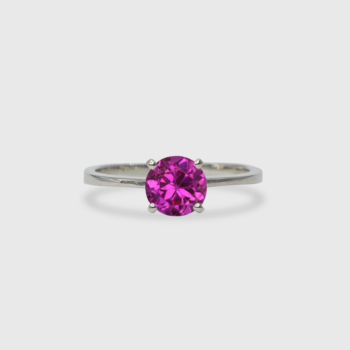18K 4-Pronged Ruby Ring
