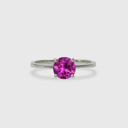 18K 4-Pronged Ruby Ring