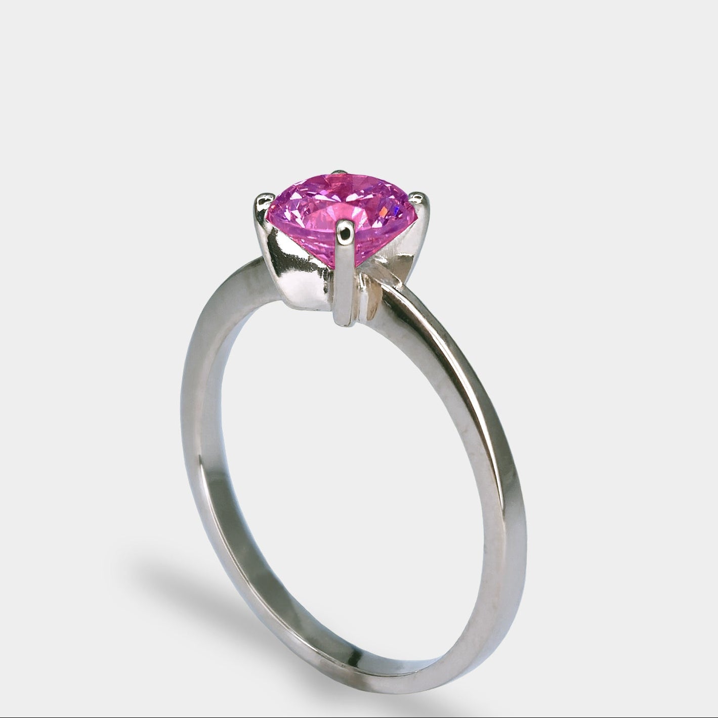 18K 4-Pronged Ruby Ring